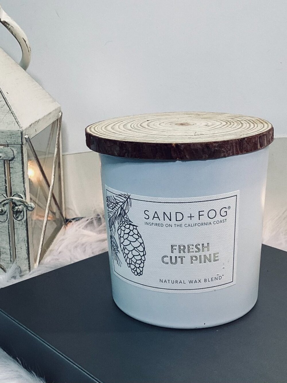 Sand + Fog FRESH CUT PINE 3 Wick Candle 21 oz Limited Edition NEW